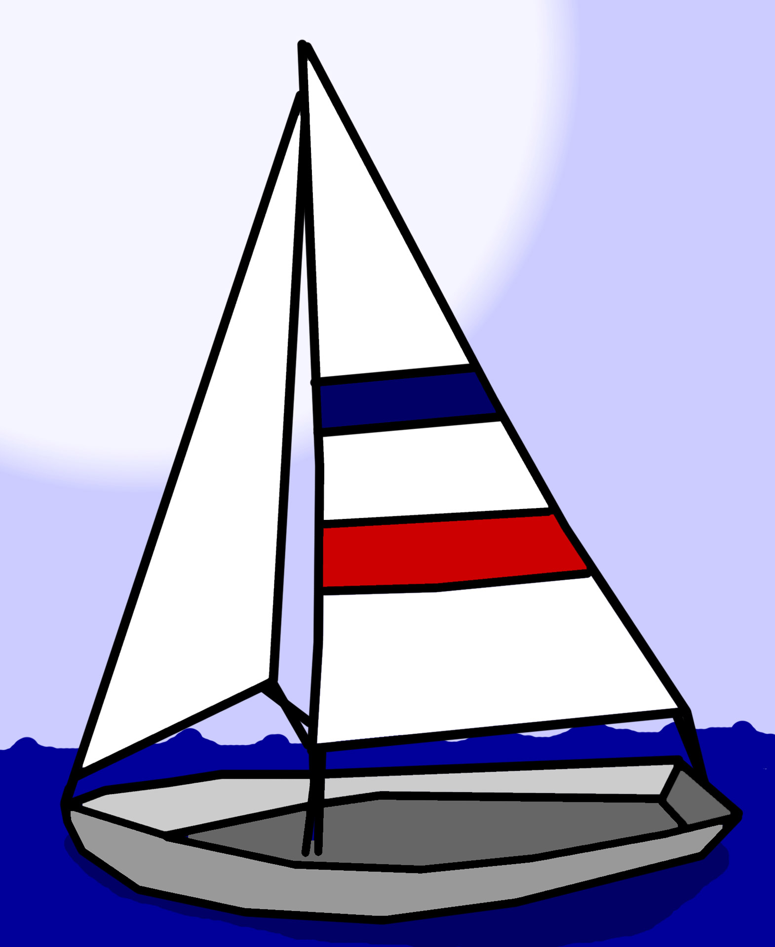 Sail boat clip art