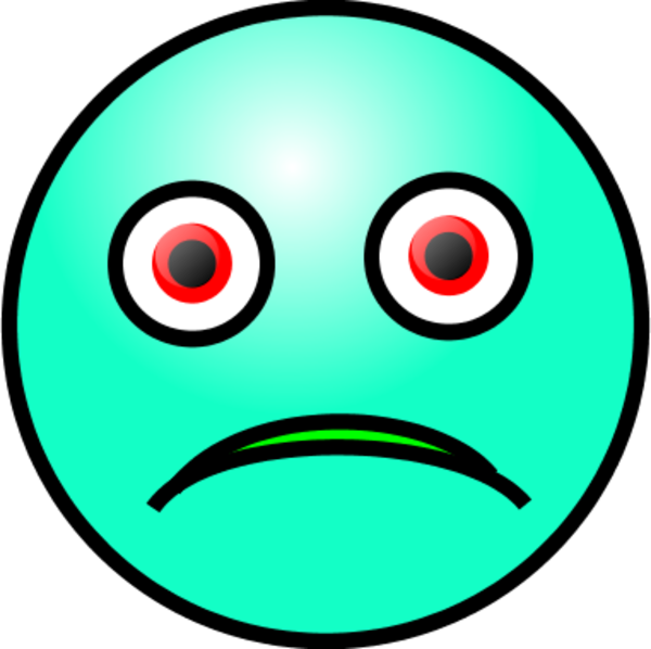 Emoticons Sad face - vector Clip Art