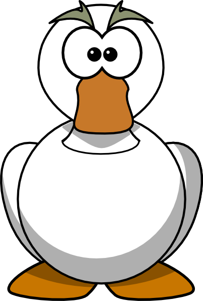 Goose Cartoon Clipart