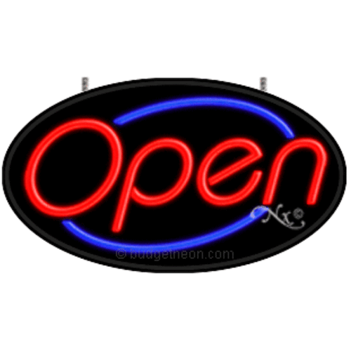 Bright Open Flashing Neon Sign, just $139.99 | BudgetNeon.com