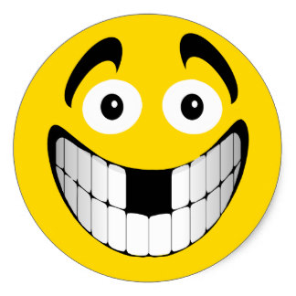 Grinning Smiley Face Stickers | Zazzle