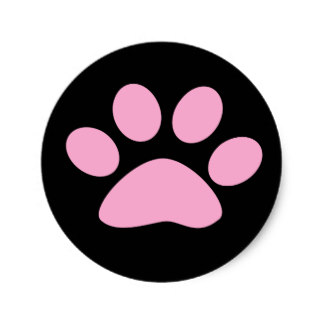 Cartoon Paws Stickers | Zazzle
