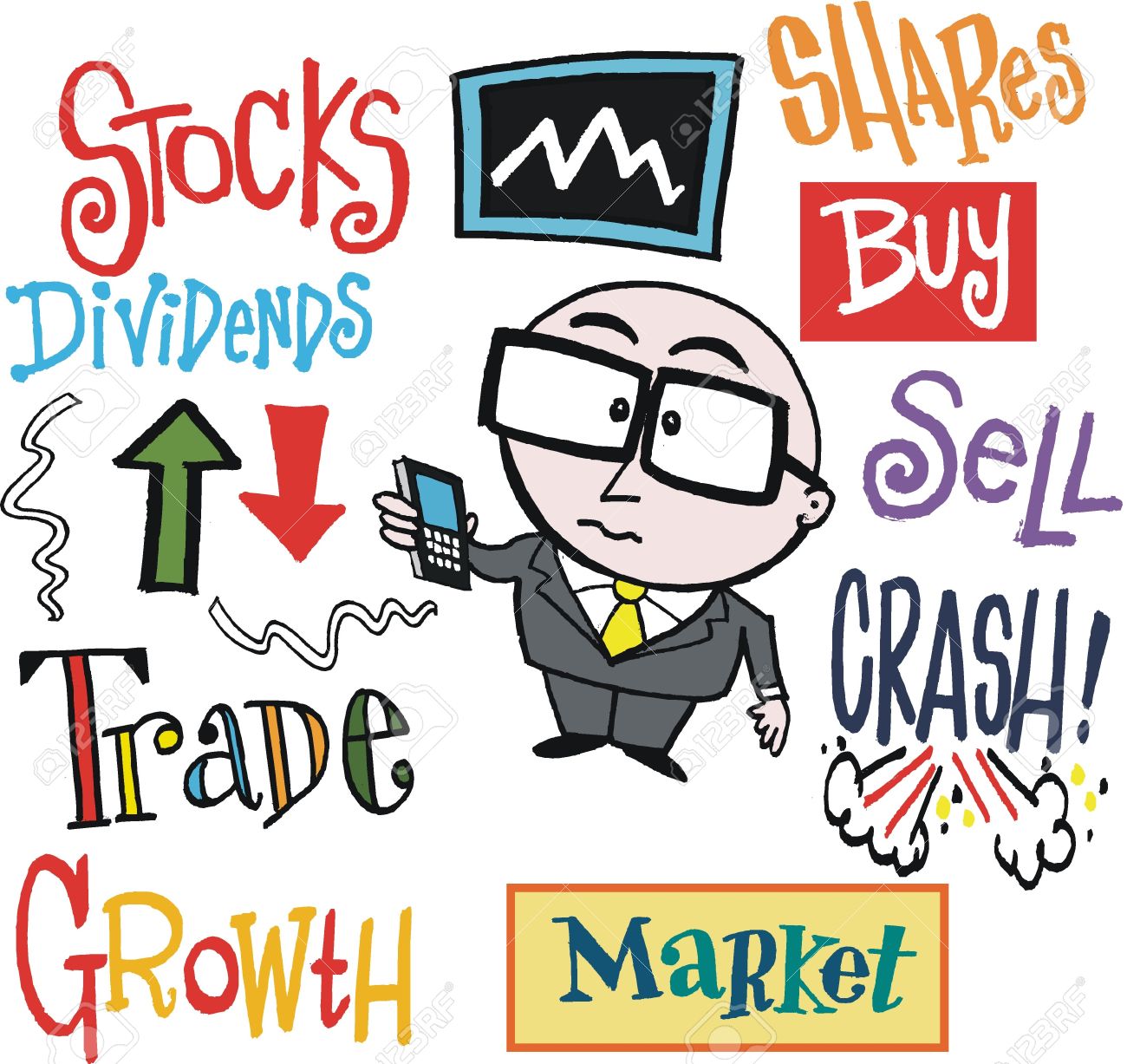 Stock market clip art - ClipartFox