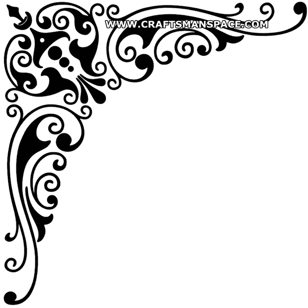 Damask Border Clip Art