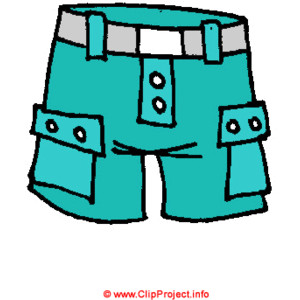 18+ Shirt And Shorts Clipart