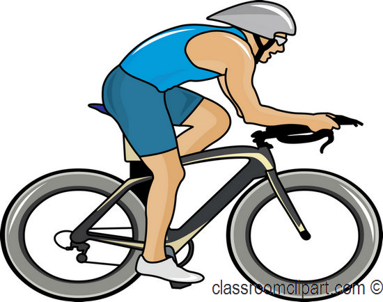 Funny Cycling Clipart