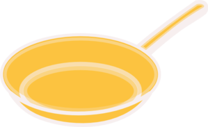 Frying pan vector clipart
