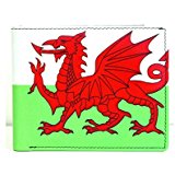 Welsh Wales Cymru Flag Klassek Design Mens Leather Wallet Emblem ...
