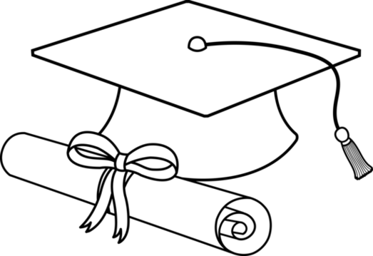 Cap And Diploma Drawing Clipart - Free to use Clip Art Resource