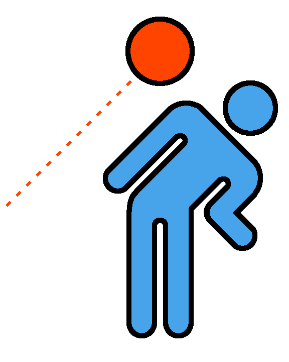 Funny dodgeball clipart