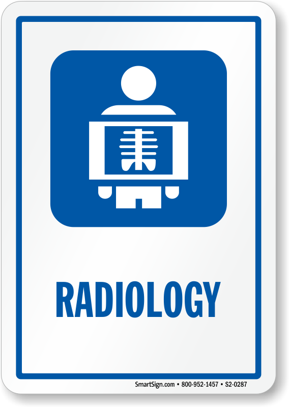 Radiology Hospital Radiation Sign, X-Ray Image Symbol, SKU: S2-0287