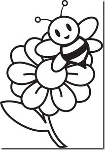 Black And White Flower Garden Clipart