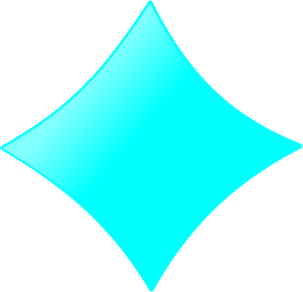 Card Symbols Diamond Clipart Medium Size