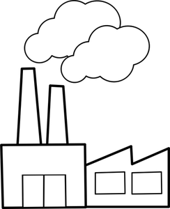 844 clipart factory building | Public domain vectors