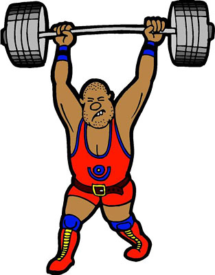 Weightlifting Clipart - Tumundografico