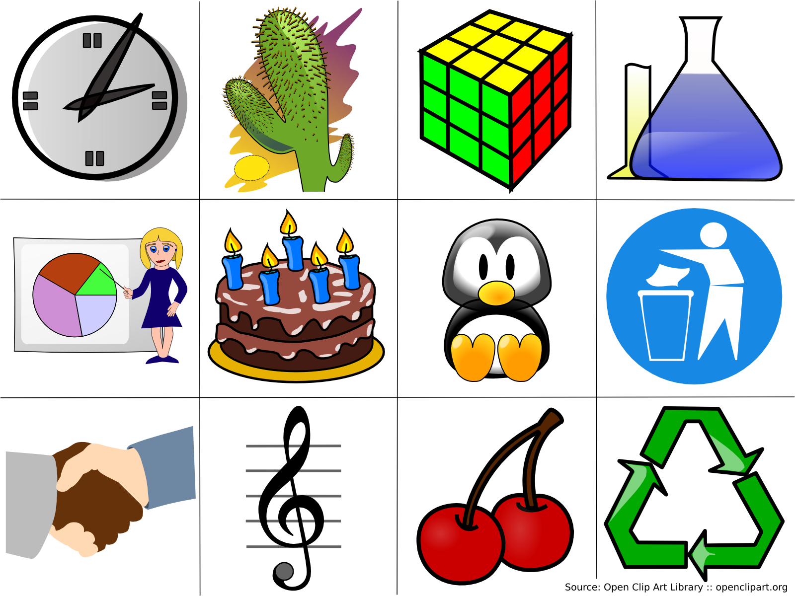 File:Cliparts (examples).png