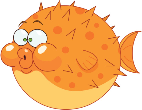 Puffer Fish Clip Art, Vector Images & Illustrations