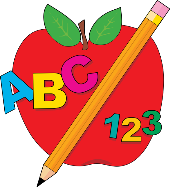 Teachers apple clipart