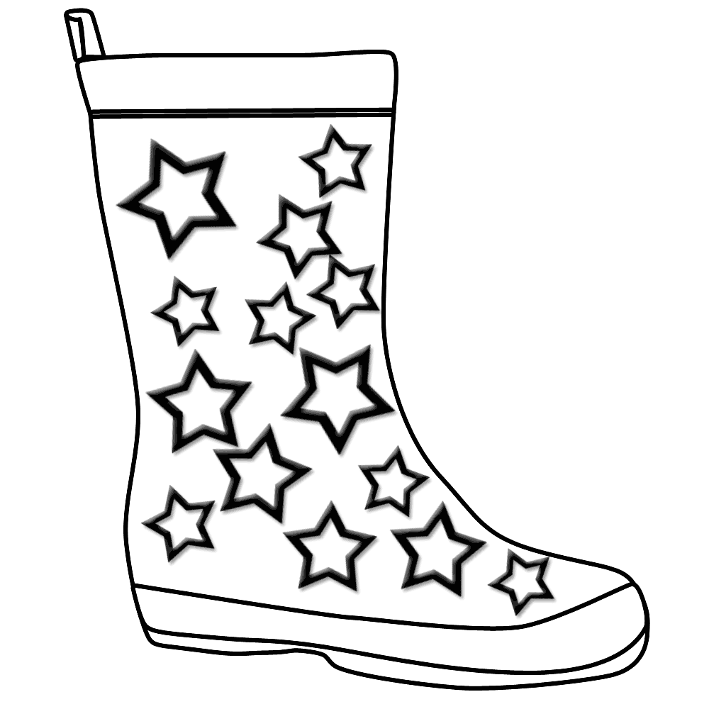 Rain Boots Coloring Page - AZ Coloring Pages