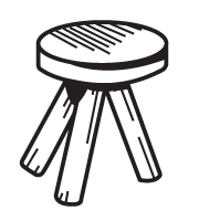 3 Legged Stool Template - ClipArt Best