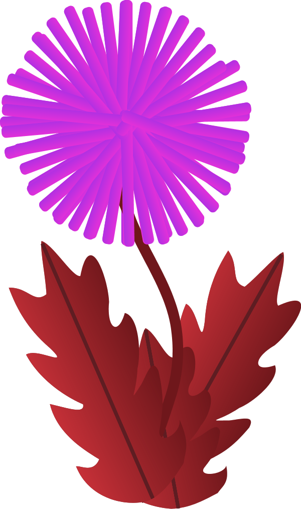 flower dandelion - vector Clip Art