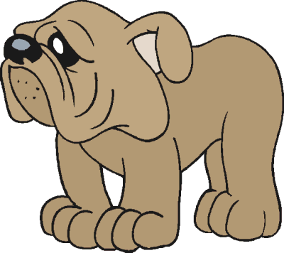 Hurt dog clipart