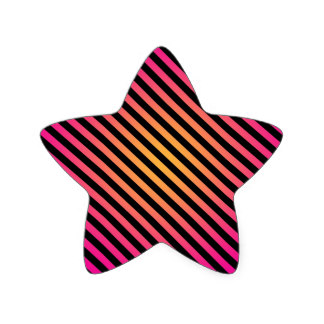 Black And Yellow Stripes Stickers | Zazzle
