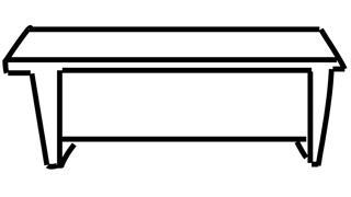 Handbell line drawing illustration animation with transparent ...