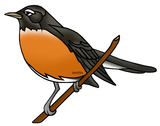 Free United States Clip Art by Phillip Martin, State Bird of ...