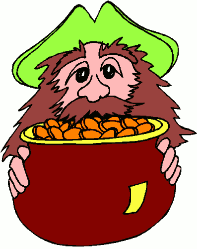 Free Pot of Gold Clipart - Public Domain Holiday/StPatrick clip ...
