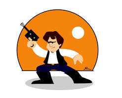 Free Vector Leia Han Solo Clipart Best