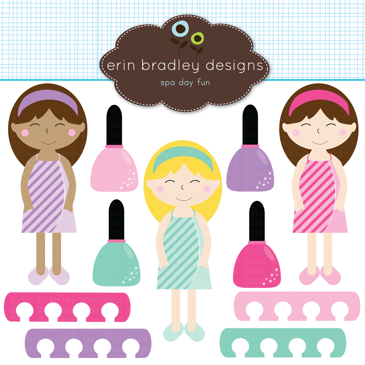 48+ Girls Spa Clipart