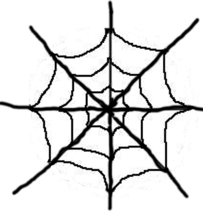 grown-up spiderweb cake — Les Petites Gourmettes