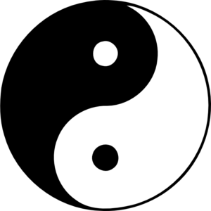 Yin Yang clip art - vector clip art online, royalty free & public ...