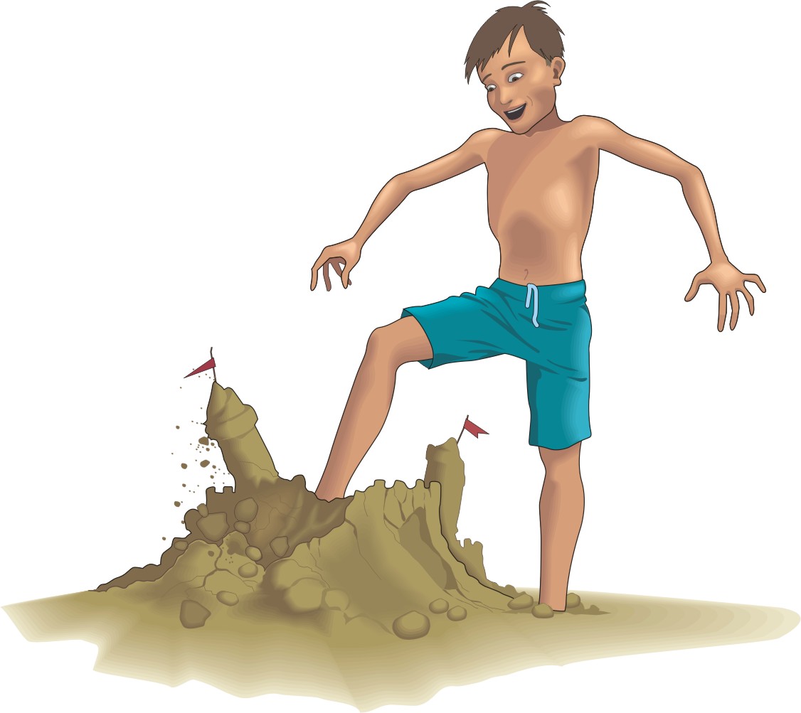 Sand Castle Cartoon - ClipArt Best