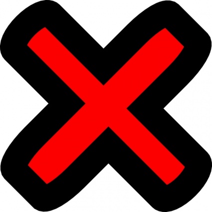 Wrong Cross Sign - ClipArt Best