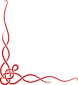 Red Ribbon Left Side Clip Art - vector clip art ...