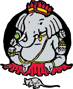 Elephant And Mouse clip art Free Vector