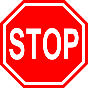 Stop Sign small clipart 300pixel size, free design - ClipartsFree