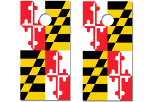 Cornhole board custom decals and wraps