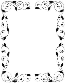 Awsome Backgrounds & Wallpapers » Black Page Border