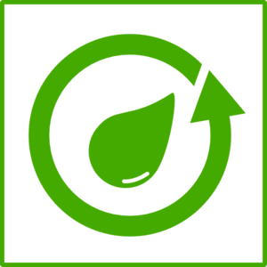 Green Water Droplet Icon clip art - vector clip art online ...