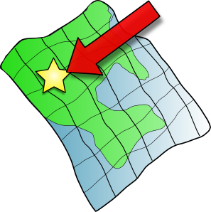 Ruffled Map clip art - vector clip art online, royalty free ...