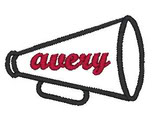 Megaphone Outline (Cheer script): It's Gee Gee, Baby ...