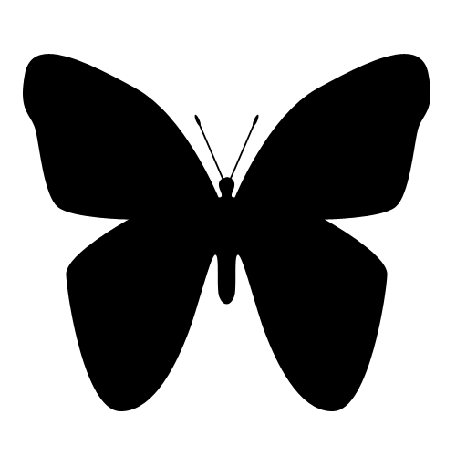 Black Butterfly Picture - ClipArt Best