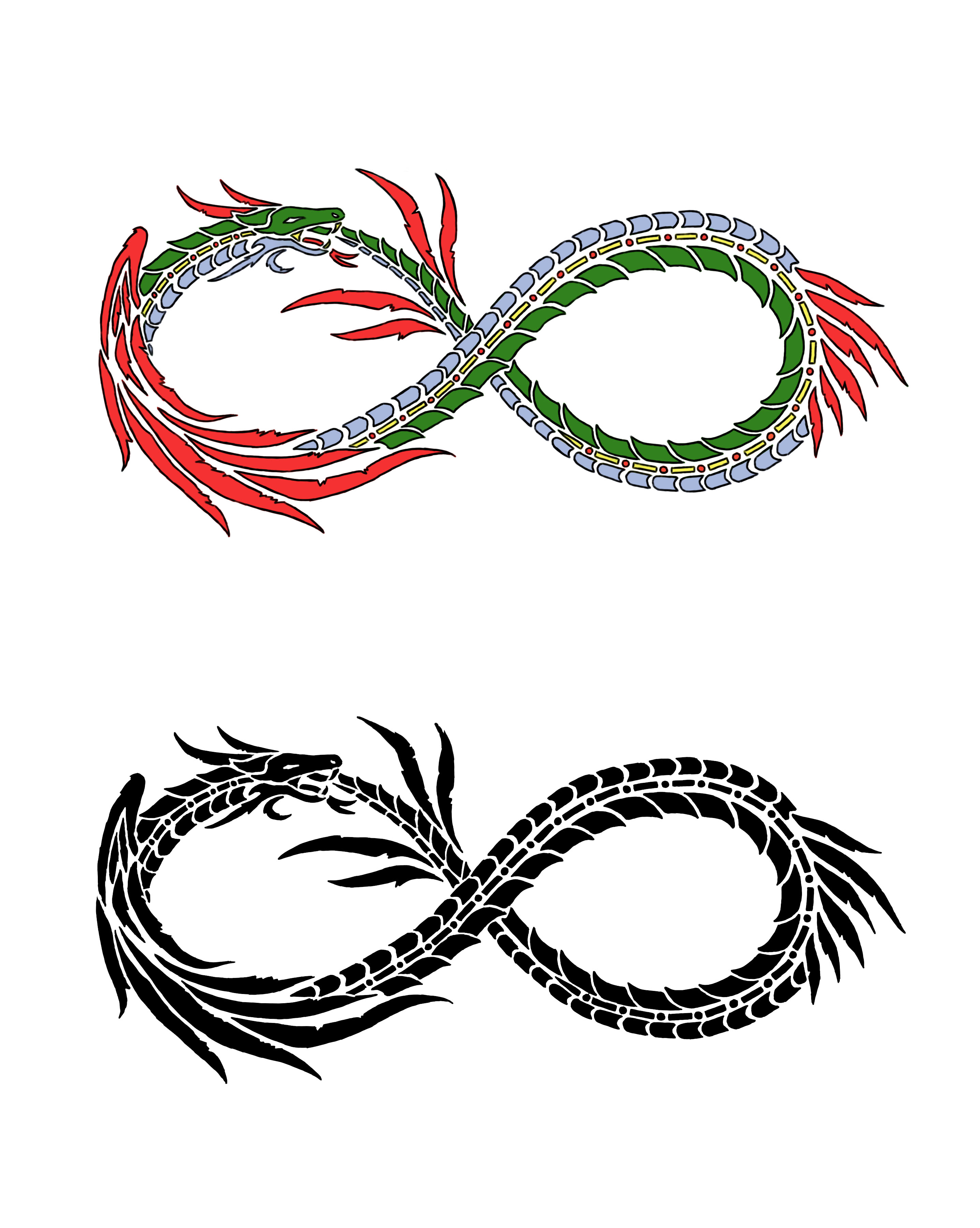 Infinity Ouroboros by DragonWolfStar