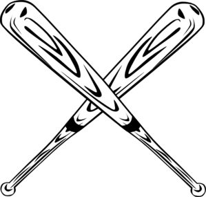 Wooden Bats Clip Art - vector clip art online ...