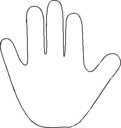 Hand Template Printable