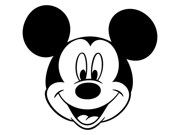 Mickey Mouse Head Outline