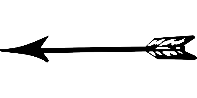 Tribal arrow clipart black and white - ClipartFox